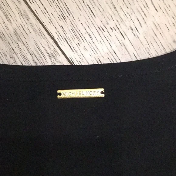 Woman’s Michael Kors little black dress. Small. Knit jersey. Pleated hem. Cute! - Picture 5 of 5